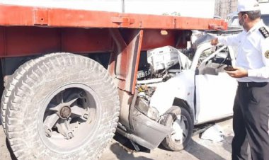 مرگ دلخراش راننده وانت