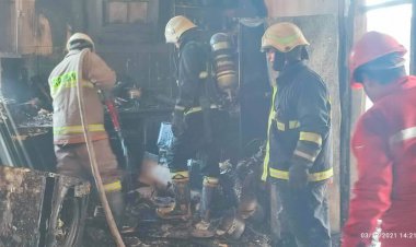 آتش سوزی در احمد آباد آبادان