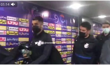 ورود بازیکنان و اعضای کادر فنی آبی ها