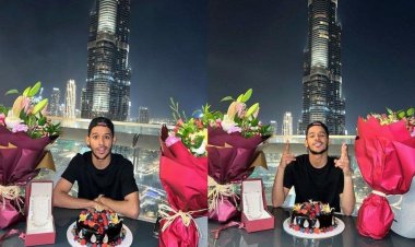 جشن تولد مهدی قایدی در امارات/عکس