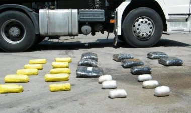 جاساز مواد مخدر زیر بار خاک آهن