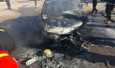 5 مصدوم در واژگونی دو خودرو