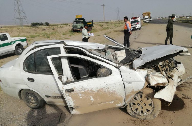 تصادف در جاده مهر-شیراز سه کشته داشت