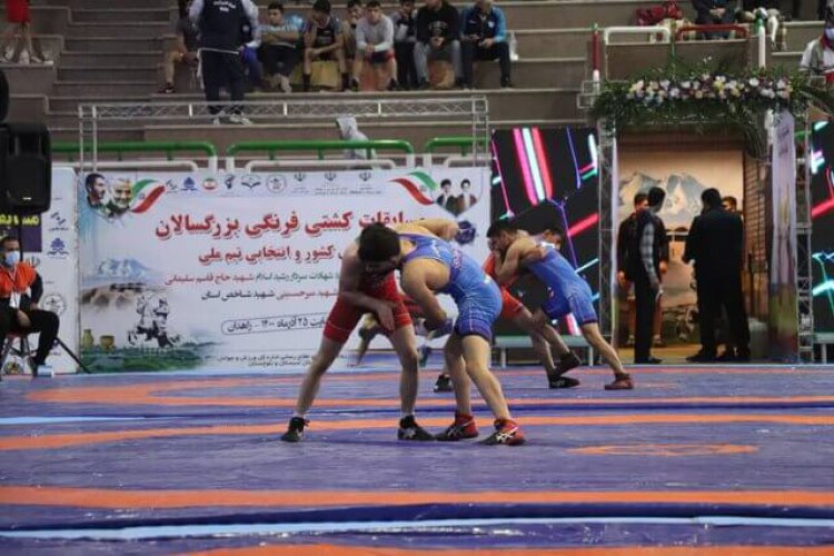 خوزستان قهرمان  کشتی فرنگی کشور