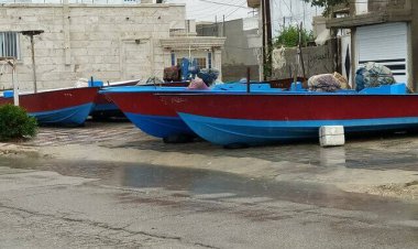 قایق‌های صیادی در کوچه و خیابان‌های دیّر پارک شدند!