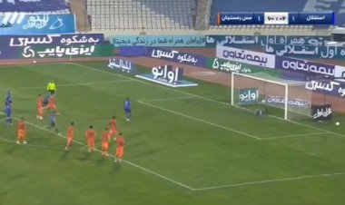 گل دوم استقلال به مس‌رفسنجان