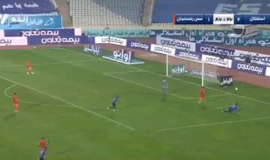 گل سوم استقلال به مس