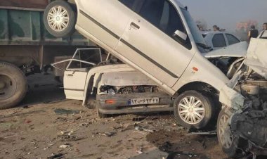 ببینید |  فیلم هولناک  از تصادف در جاده بهبهان - رامهرمز