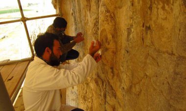 مرمت نقش برجسته بهرام دوم در فارس