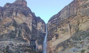 جان گرفتن بزرگترین آبشار فصلی خاورمیانه در «نی‌ریز»