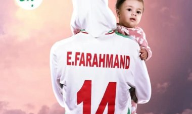 پوستر فدراسیون فوتبال به مناسبت روز مادر