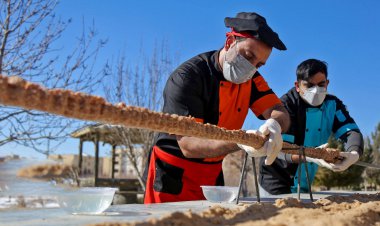 ببینید | پخت بلندترین کباب کوبیده دنیا