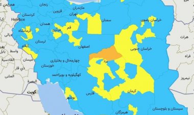 هشدار: بازگشت نارنجی به نقشه کرونایی ایران