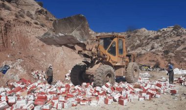 ۱۶ هزار تن موادغذایی تاریخ گذشته در کازرون فارس معدوم شد