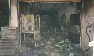 آتش سوزی پنج باب مغازه در فسا