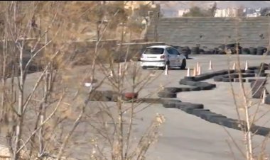 برگزاری دور دوم مسابقات اتومبیلرانی مارپیچ در شیراز + فیلم