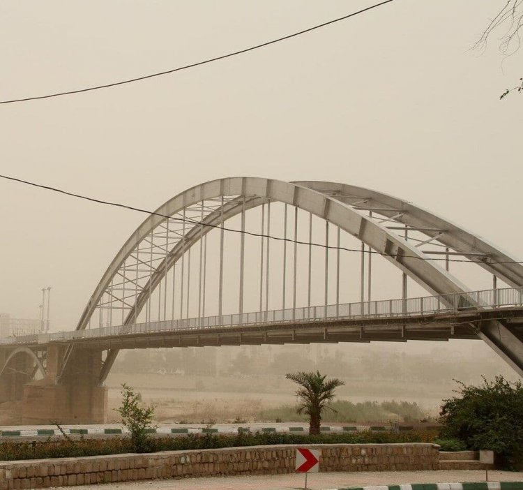 گرد وخاک در راه خوزستان