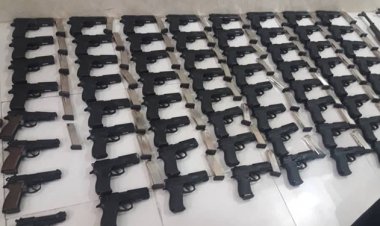 کشف 110 قبضه انواع سلاح غیرمجاز در خوزستان