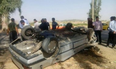 واژگونی خودرو در هرمزگان یک فوتی و 10 مصدوم داد