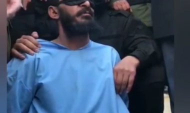 تصویری از قاتل مامور انتظامی  پس از دستگیری