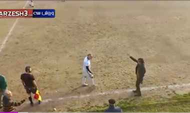 درگیری در لیگ پیشکسوتان فوتبال