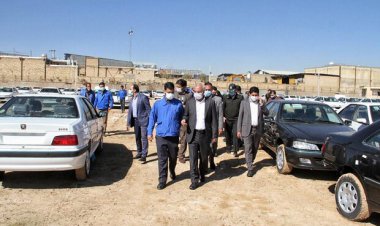 حضور سرزده دادستان شیراز در پارکینگ ایران خودروی فارس