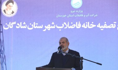 وزیر کشور: آب تصفیه شده فاضلاب باعث زنده شدن تالاب شادگان می‌شود