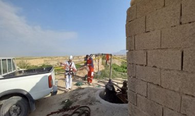 سقوط در چاه کشاورزی جان ۲ نفر را در تنگستان گرفت