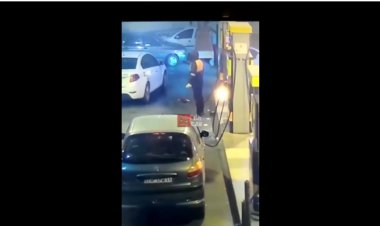 ببینید | سرقت عجیب پژو پارس در پمپ بنزین جلوی چشم همه | ببینید سارقان چقدر جسور شده‌اند