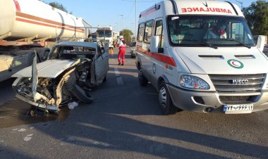 تصادف وانت کارگران کشاورزی در شوش ۱۱ مصدوم بر جا گذاشت