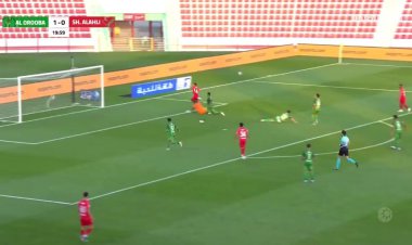 گل اول شباب‌الاهلی برابر العروبه توسط مهدی قایدی