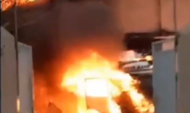 آتش سوزی مهیب در کارخانه تینر ورامین