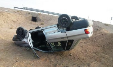 واژگونی پراید ۵ مصدوم برجای گذاشت