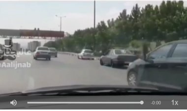ببینید | حرکت جنون‌آمیز راننده پژو ۲۰۶ وسط اتوبان