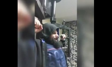 ببینید | ویدیویی  عجیب از تمرینات هالک ایرانی با چهار مبارز