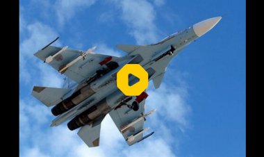 ببینید | در جنگ اوکراین - روسیه جنگنده‌ها را اینگونه شکار می‌کنند