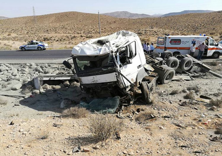تصادف مرگبار در جاده  داراب - بندرعباس