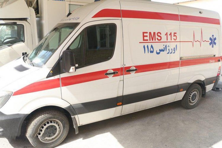 اقدام غیر اخلاقی  علیه آمبولانس اورژانس در شیراز