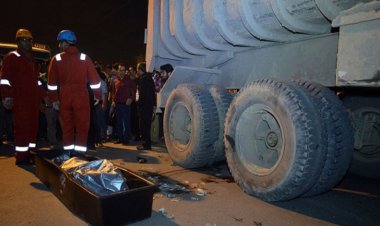 مرگ راکب موتورسیکلت بر اثر برخورد با تریلر در هرمزگان