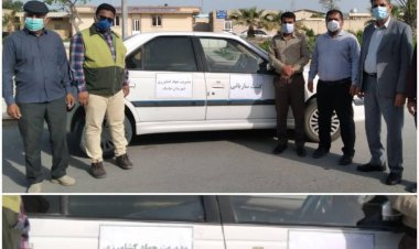 راه‌اندازی گشت ساربانی شتر های سرگردان در جاسک