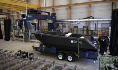 بزرگترین قایق تولید شده با پرینتر ۳بعدی در جهان