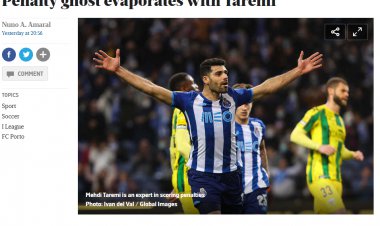 طارمی در پرتغال استاد پنالتی شد