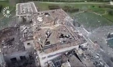 تصاویر جدید از مقر تخریب‌شده موساد در اربیل