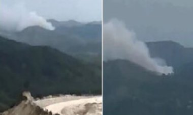 فیلم لحظه سقوط آزاد هواپیمای چینی