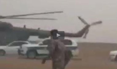 فیلم/ لحظه دستگیری قاتل چهار سرباز و انتقال با بالگرد