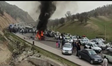 تصاویر تلخ وضعیت خودروها پس از تصادف خونین در جاده یاسوج - اصفهان | ۴ نفر در دم جان باختند