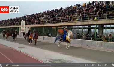 ببینید | از رقص کُردی تا رژه سوارکاران؛ اجتماع ۲۰ هزار نفری کردستانی‌ها در پایتخت جهانی نوروز