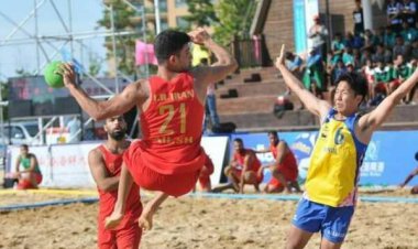 برتری هندبال ایران برابر هند و افغانستان