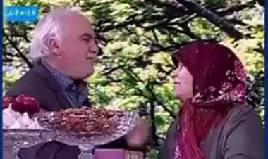 دستپاچگی مجری از یک روبوسی!