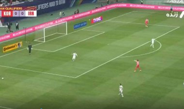 موقعیت خطرناک احسان حاج صفی در دیدار کره جنوبی - ایران